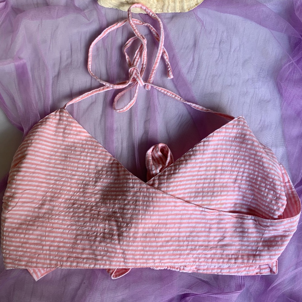 ASOS🌸Wrap Crop top - Picture 3 of 6